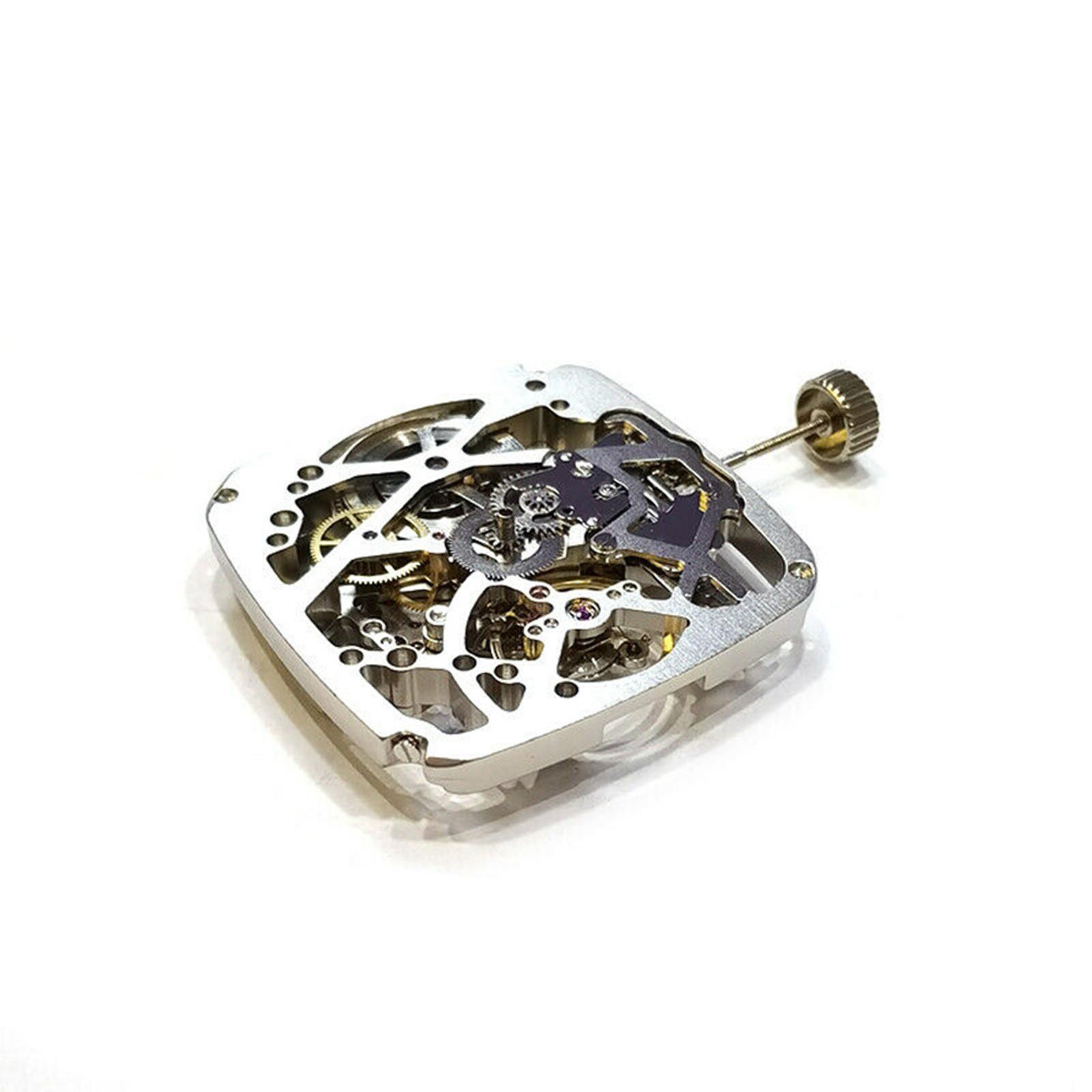 25 Jewels 3 Hands Hollow Automatic Mechanical Watch Movement For Tianjin ST25 A