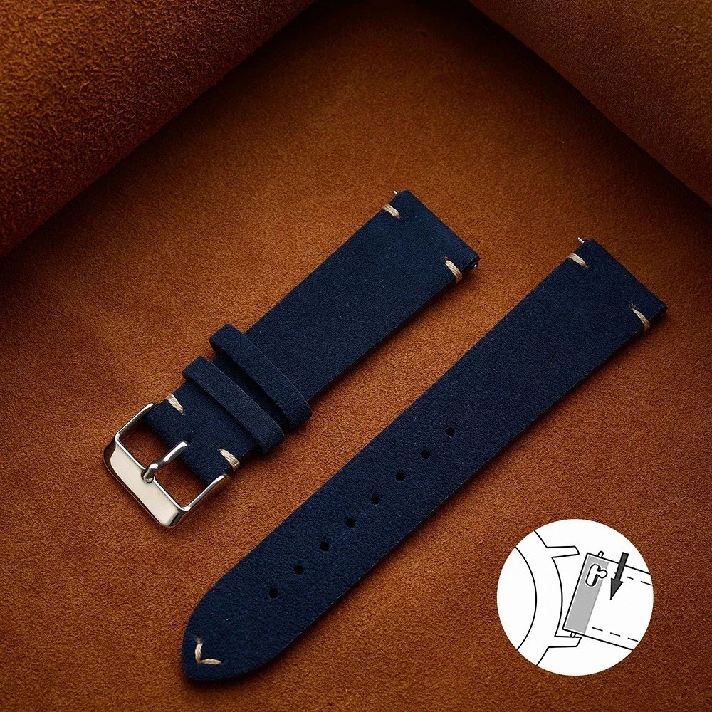 Correas de reloj de cuero PU 20mm, correa de reloj de alta calidad y herramienta