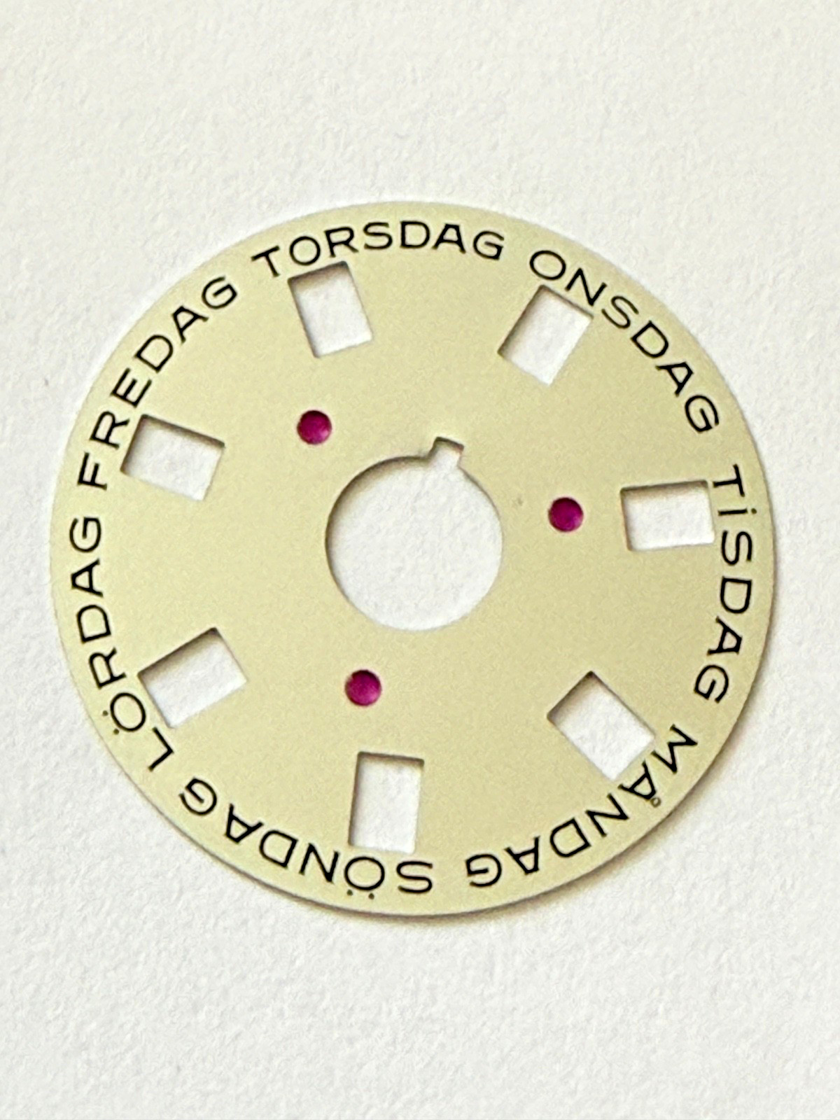 genuine Rolex watch 1556 calendar day disc 1803 champagne Sweden very rare