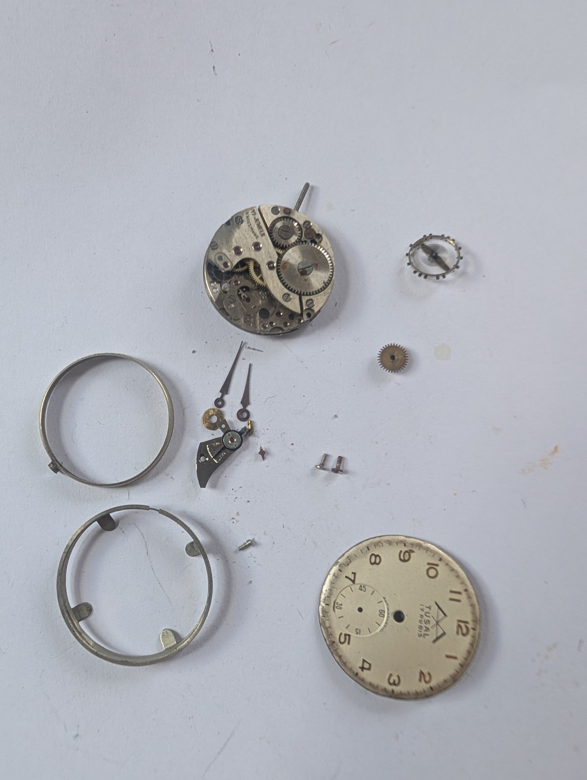Vintage Arogno 151 Mechanical Watch Movement (In Bits)