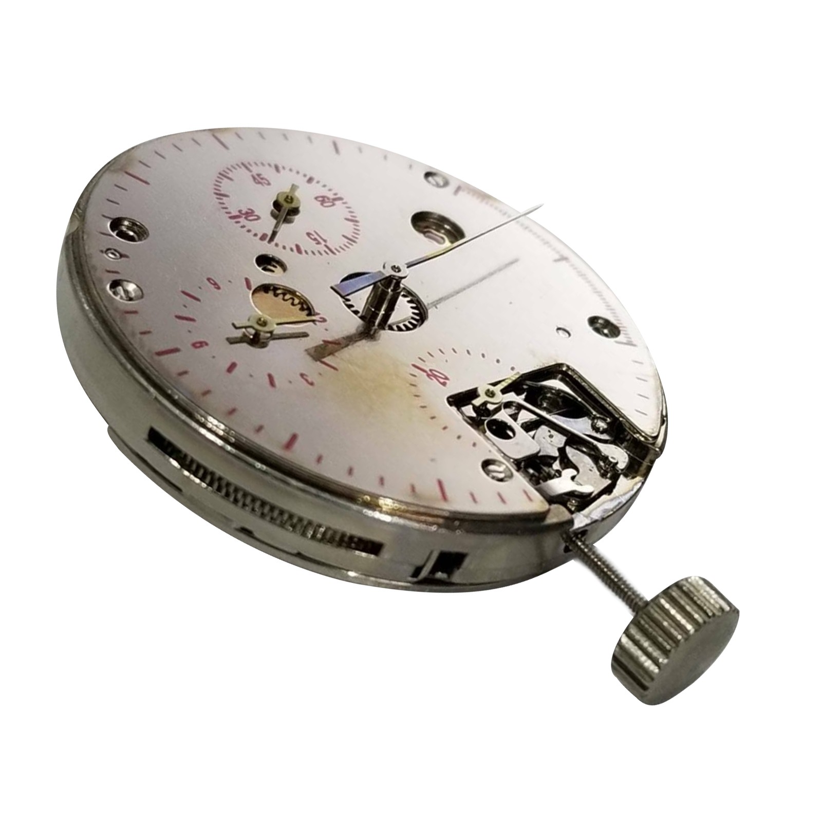 21600bph Mechanical 3-Eye ST19 Hand-wind Movement For Seagull ST1902 TY2902 M