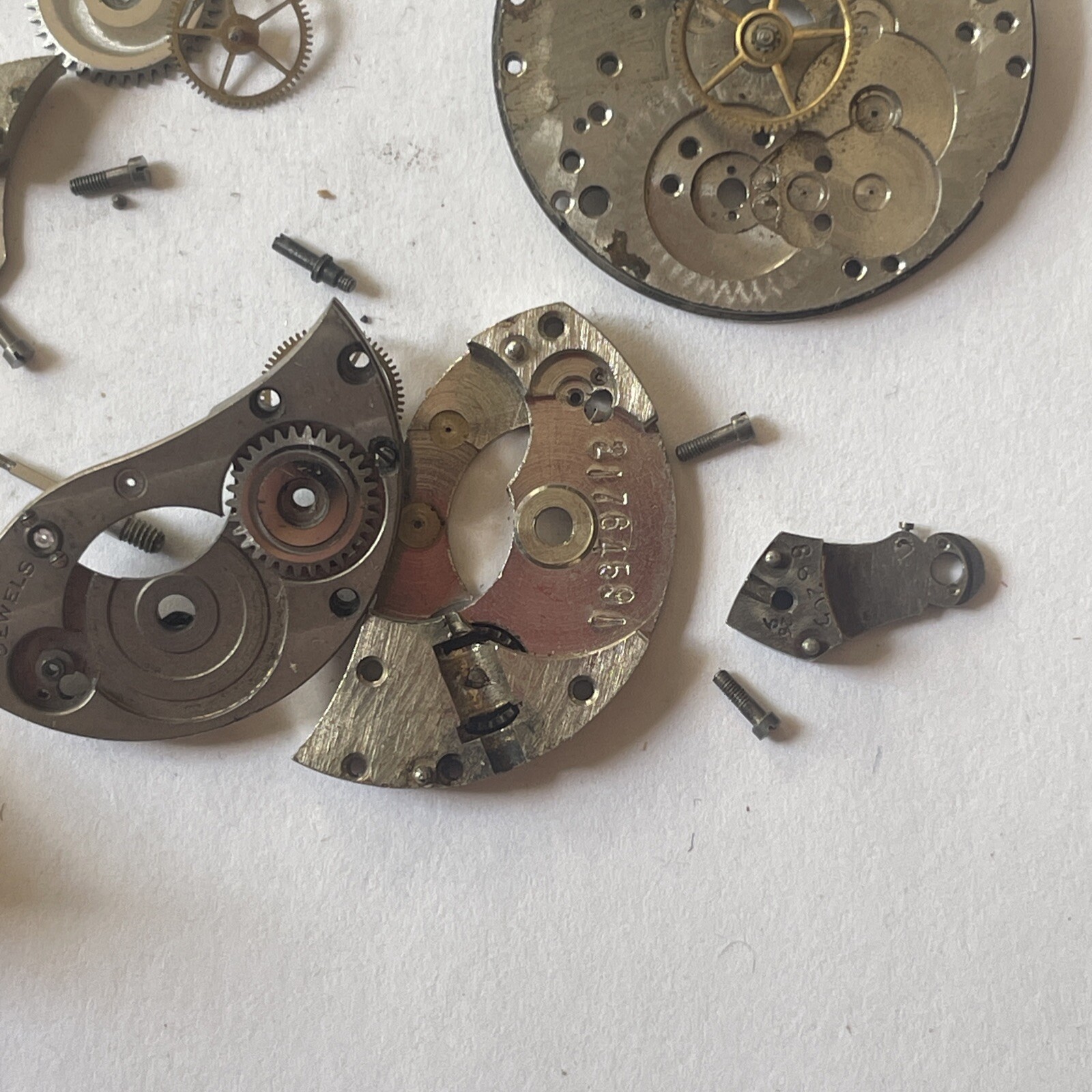 Watch Elgin 973 as 1712 Movement 17 jewels for parts …