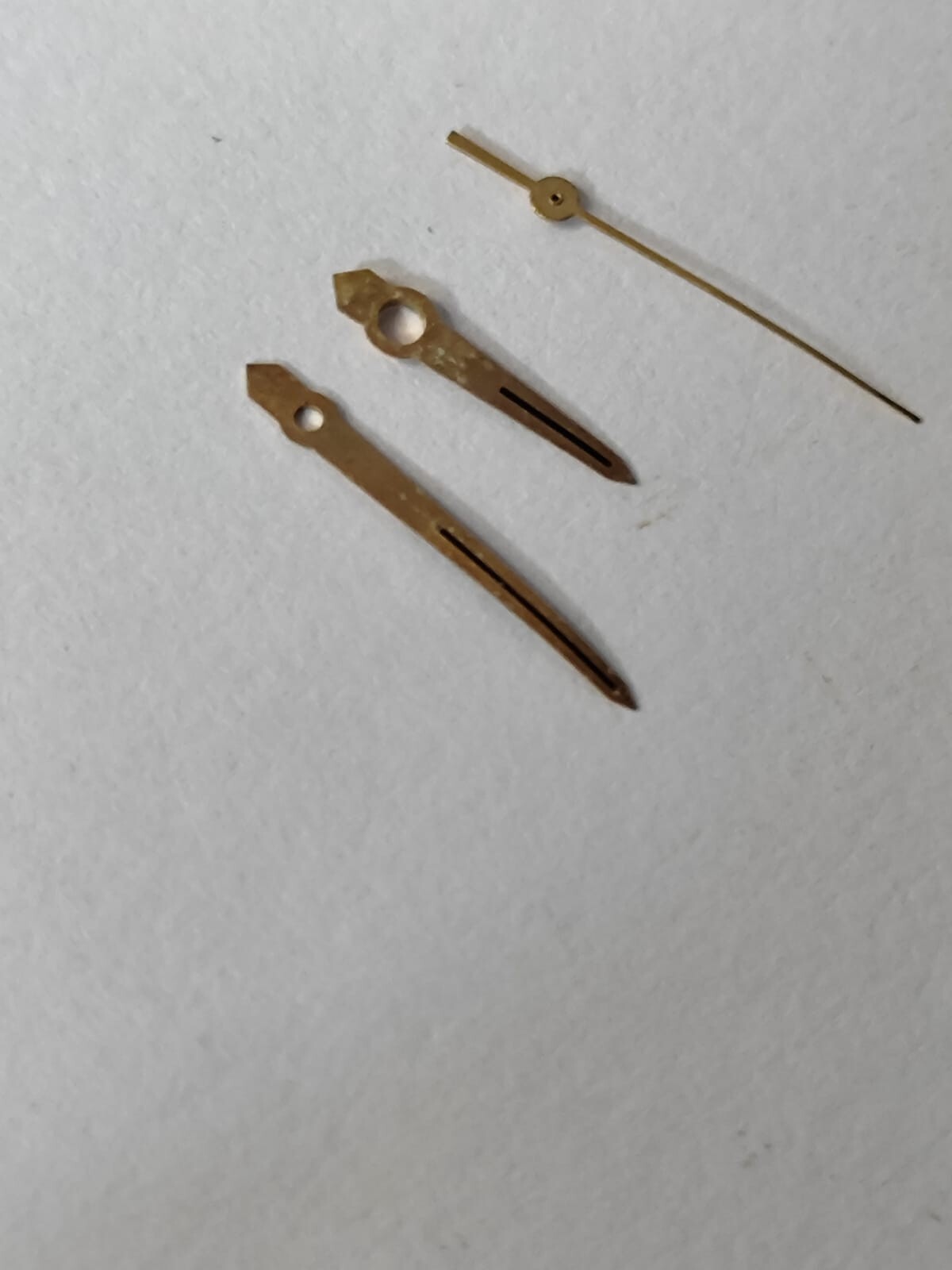 Tissot Cal 784-2 /781-1 782-1 Parts set hands Gold tissot 784-2 Used