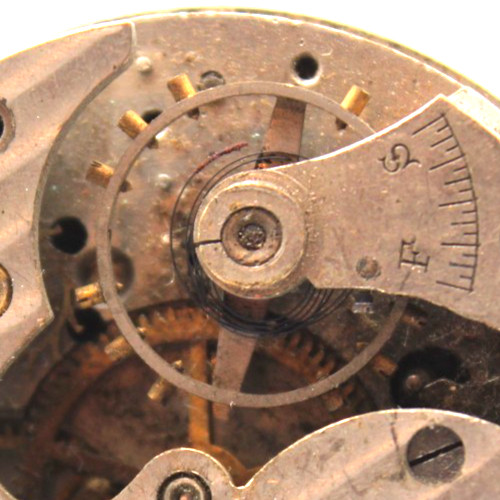 1908 NEW ERA POCKET WATCH MOVEMENT 6516094 GRADE: 61 18s 7j (QR3)