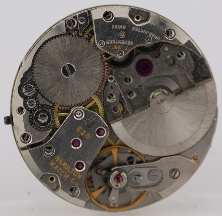 HAMILTON cal. 629, 17j WRIST WATCH THIN-O-MATIC MOVEMENT, FOR REPAIR (OJ)