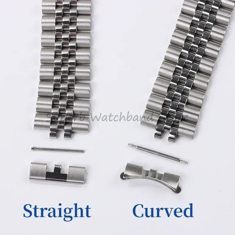 2pcs New Watch Bracelet Curved End Links for Seiko Skx009 Skx007 Jubilee Oyster✨