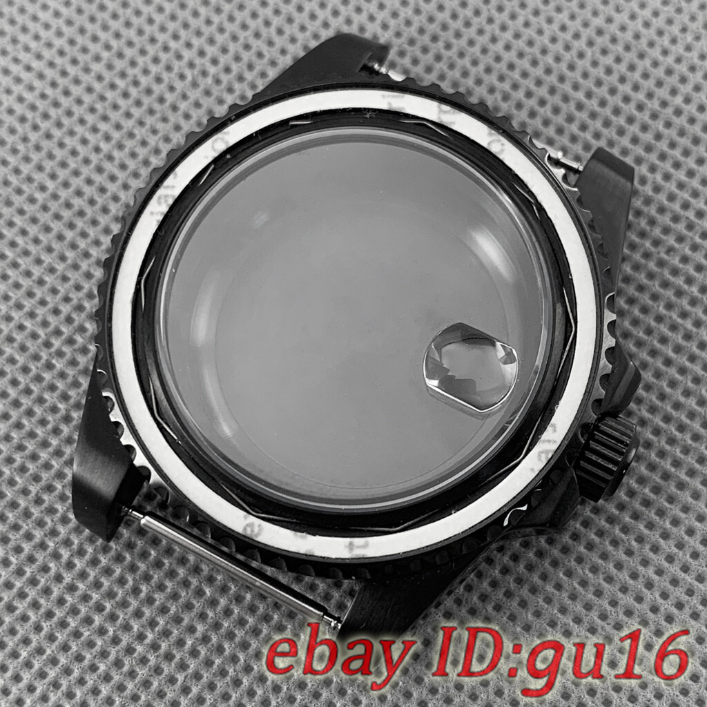40mm Sapphire glass PVD Watch Case Fit NH35 NH36 ETA 2824 2836 Miyota 8215 821A