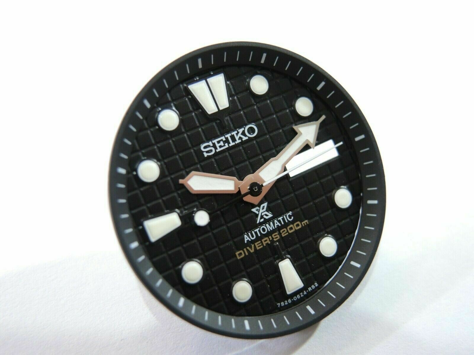 NEW BLACK KING TURTLE WAFFLE Prospex DIAL,HANDS LARGE DIVERS SKX007 /NH36 /4R36