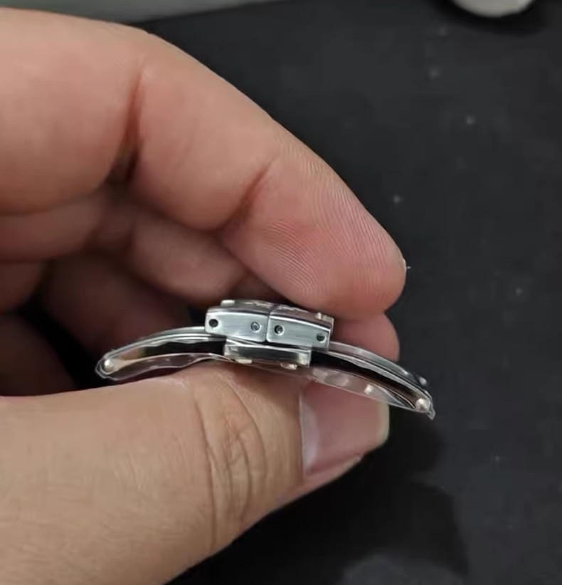 Compatible For with Patek Philippe 5712 steel bracelet with deployant clasp 16MM