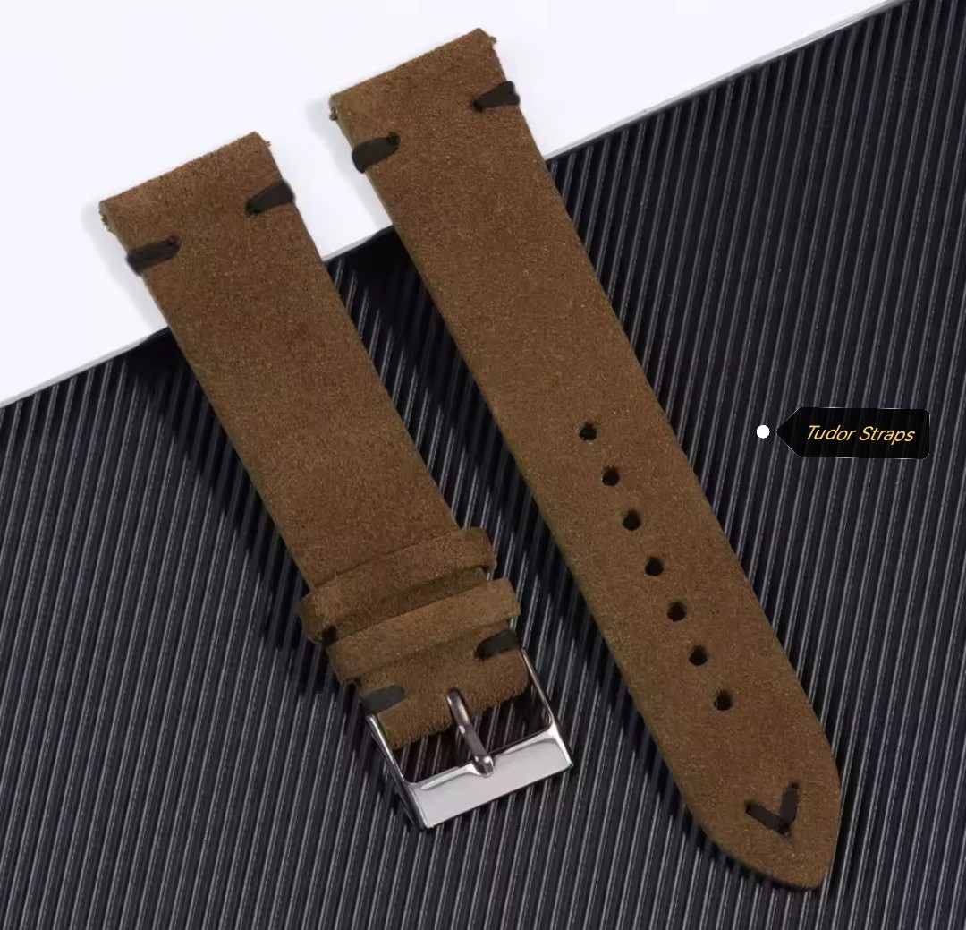 Tudor Black Bay 58 Replacement Strap – Suede Watch Strap – Brown Premium