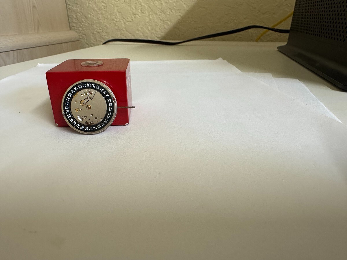 Movado red label museum calendomatic AUTOMATIC ETA 2895-2 SMALL SECOND