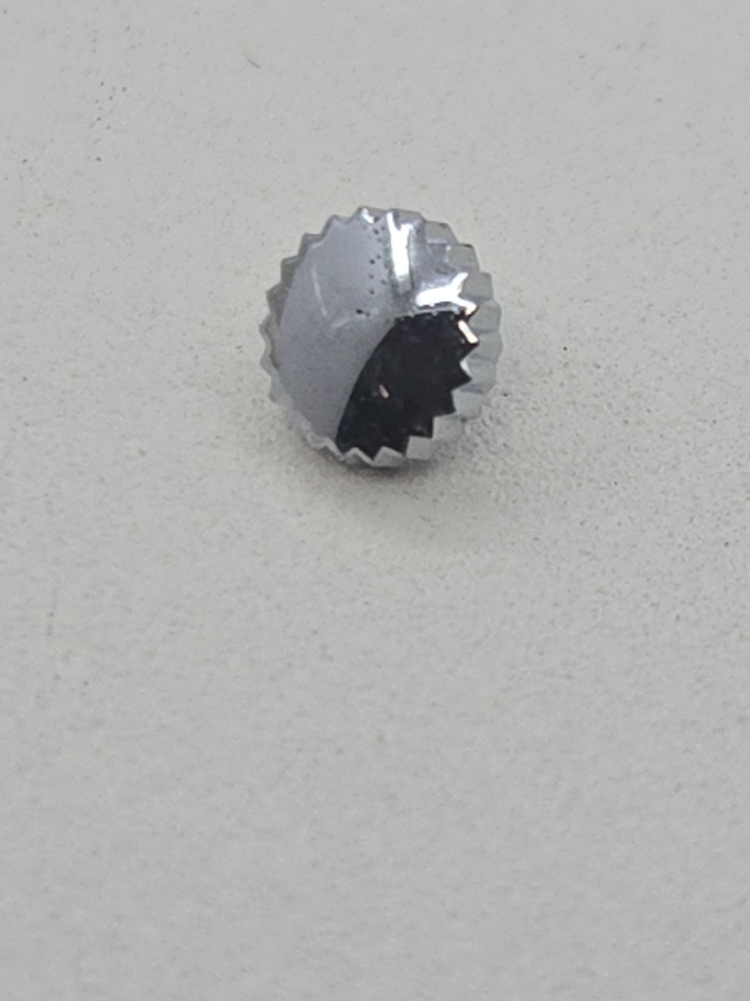 Rolex Crown 4mm , White Gold ,1401,1400, Cellini ,New old Stock