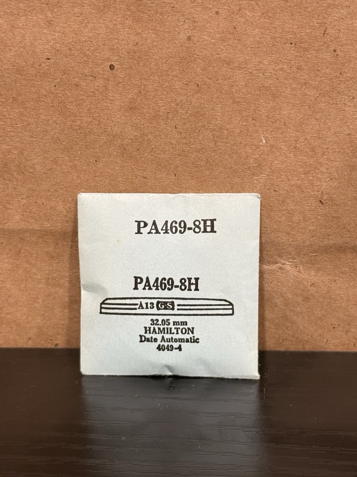 GS Hamilton 4049-4 Replacement Crystal PH469-8H 32.05MM New Old Stock Date
