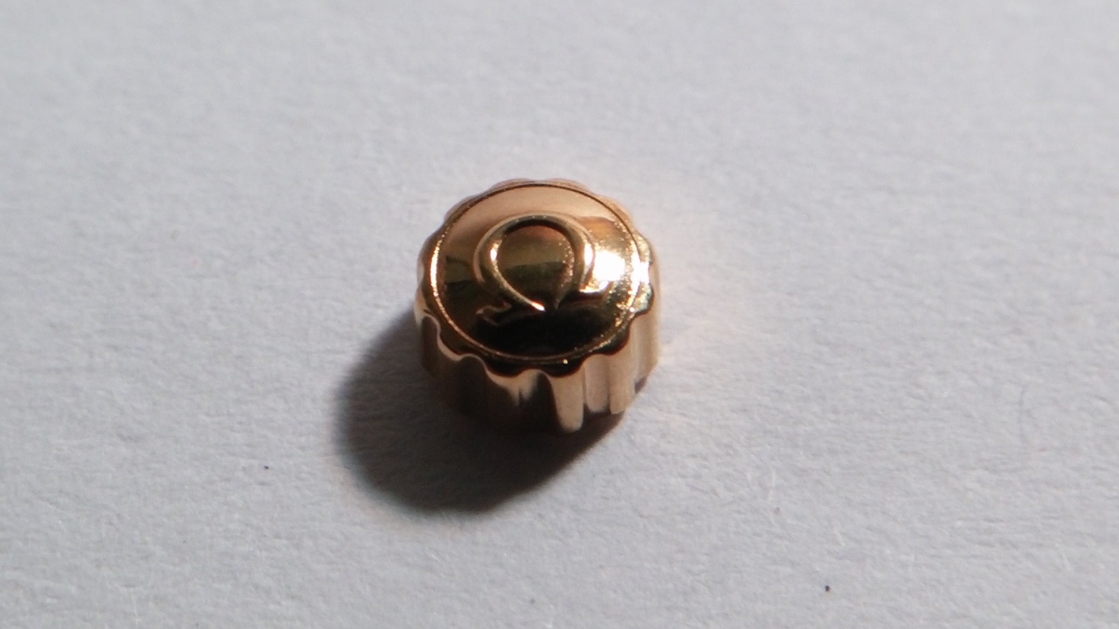 Omega Crown Yellow-Gold Plated 1057, 42044, 42055, 4.6mm-4.7mm diameter, tube 2m
