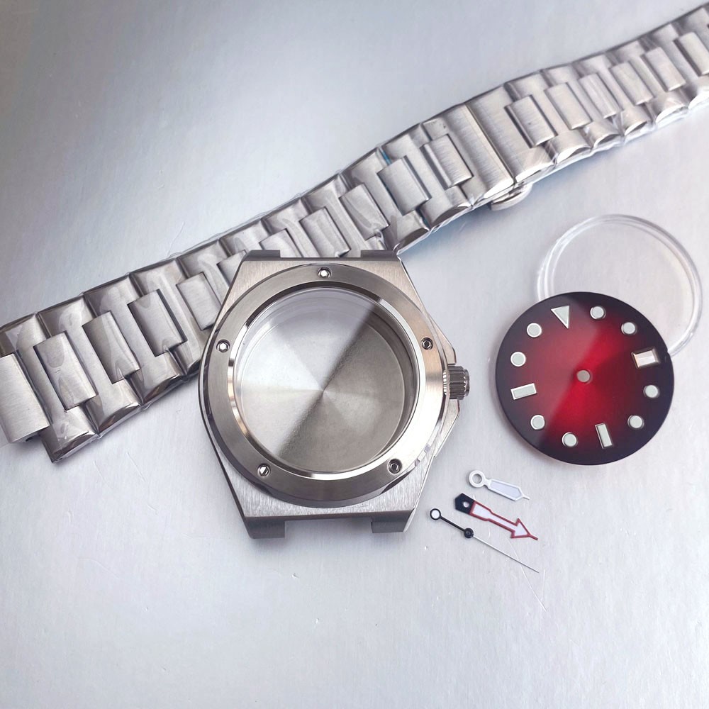 40mm Sapphire Glass Watch Case Dial Hand Fit Engineer NH35 NH36 ETA 2824 Watch