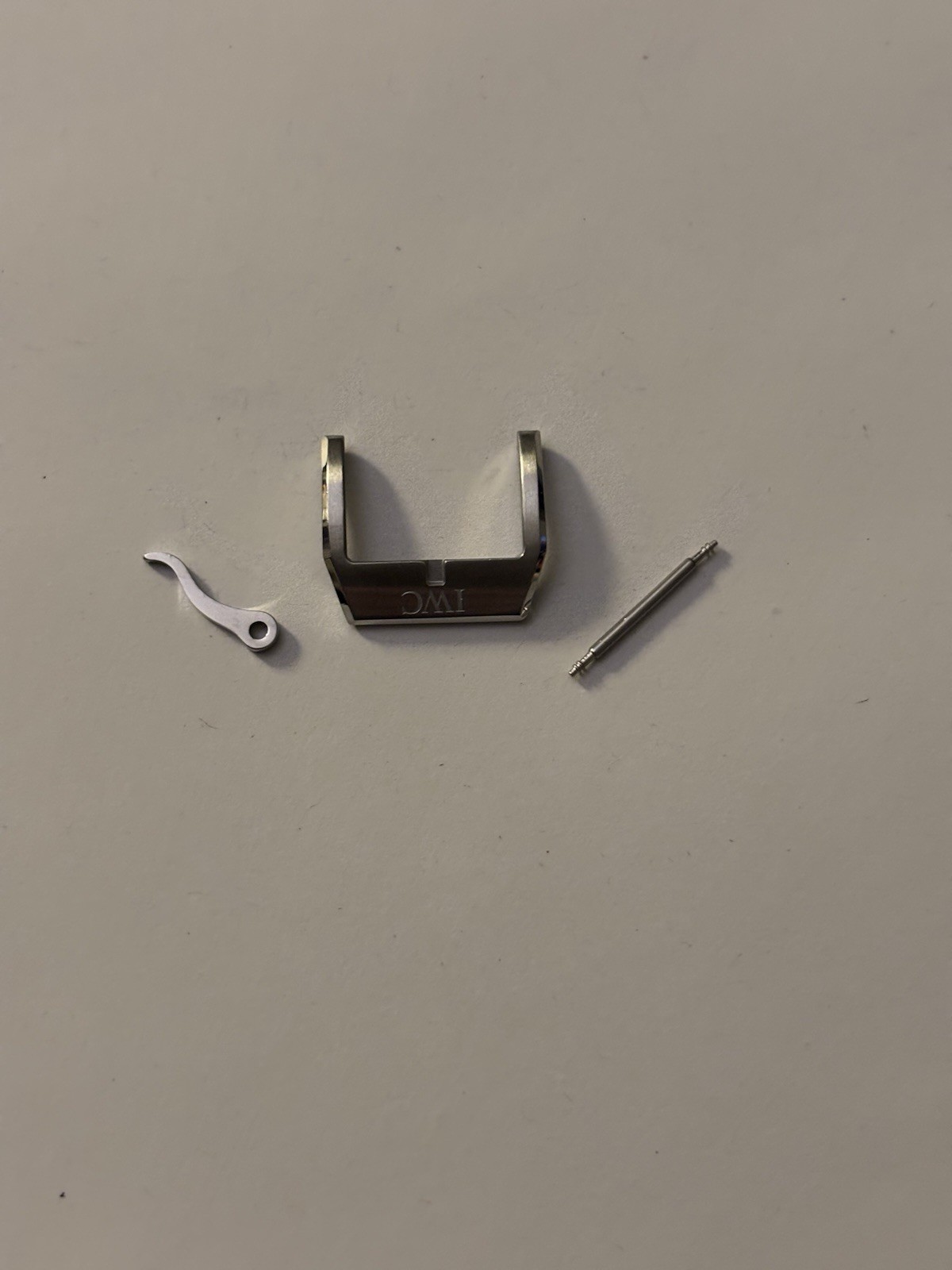 IWC Steel 22mm Polished Pin Buckle New