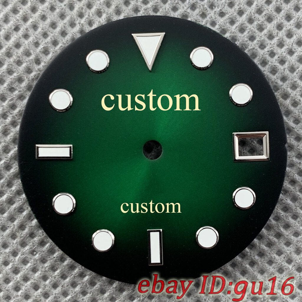 29mm NH35 Custom Logo Watch Dial luminous sterile Automatic movement