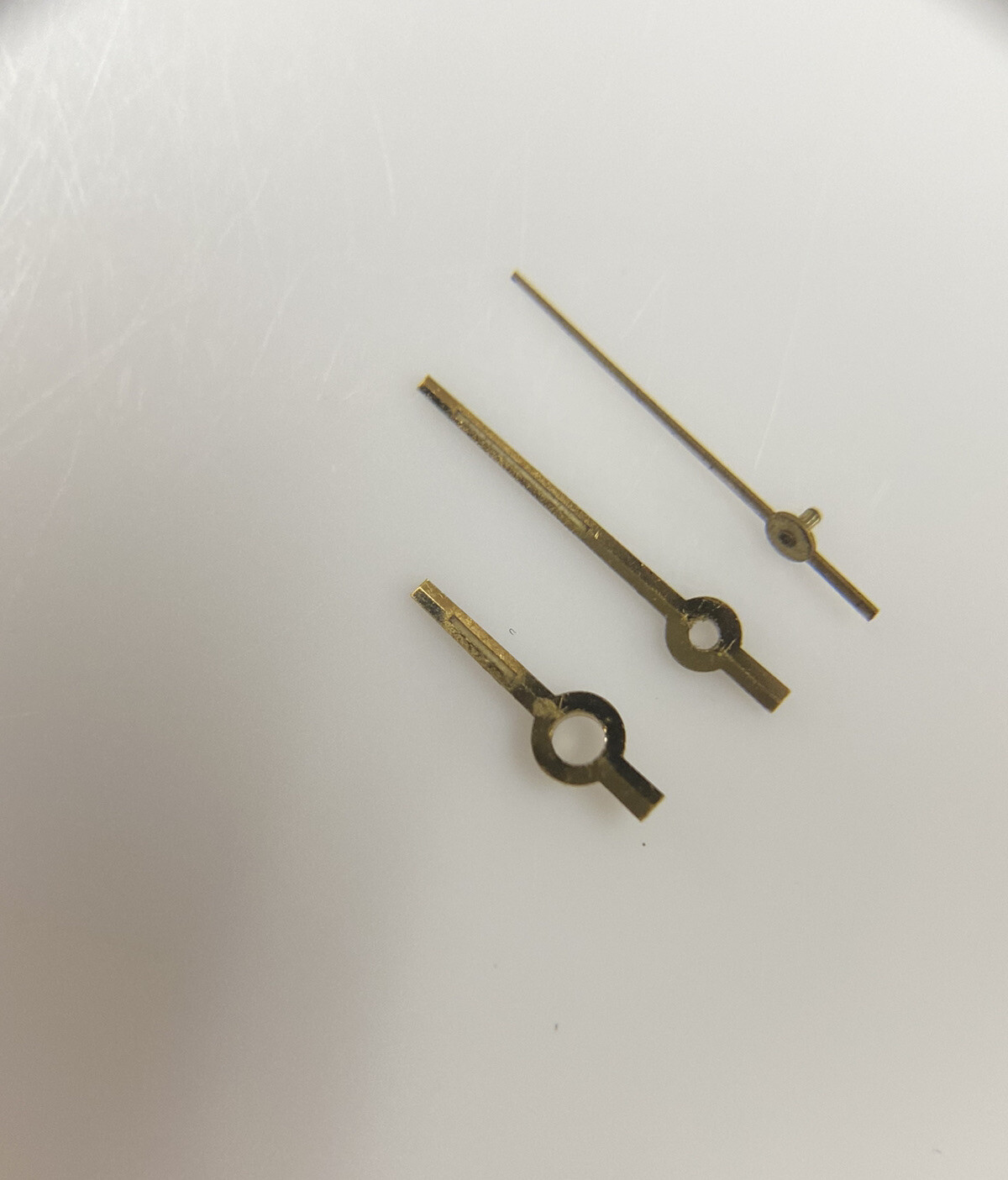 Genuine Rolex 6917 6744 6900 Cal. 2030/2035 Luminous Gold Hands Set