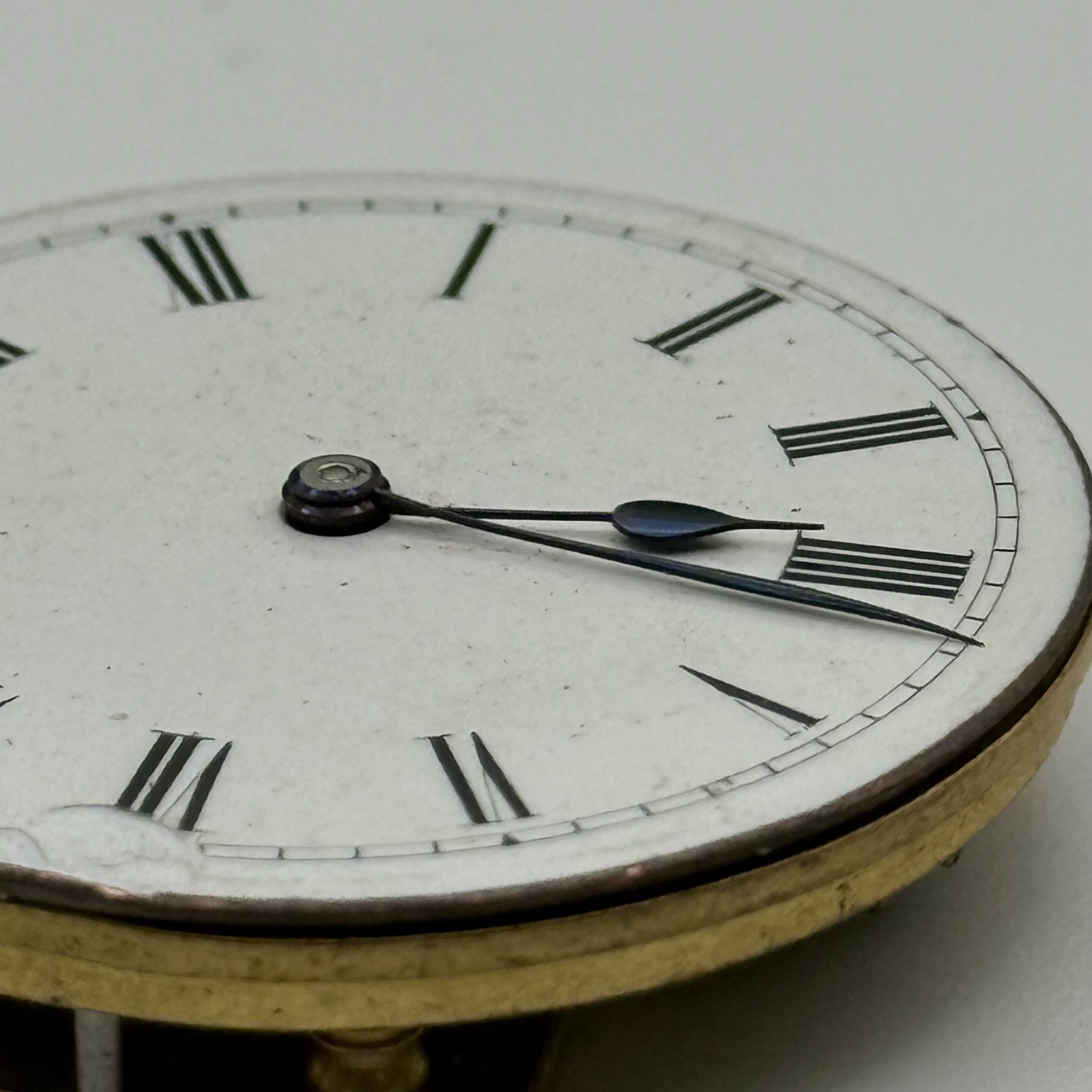 English Lever Pocket Watch Movement – Unidentified – Parts / Repair 35.7mm