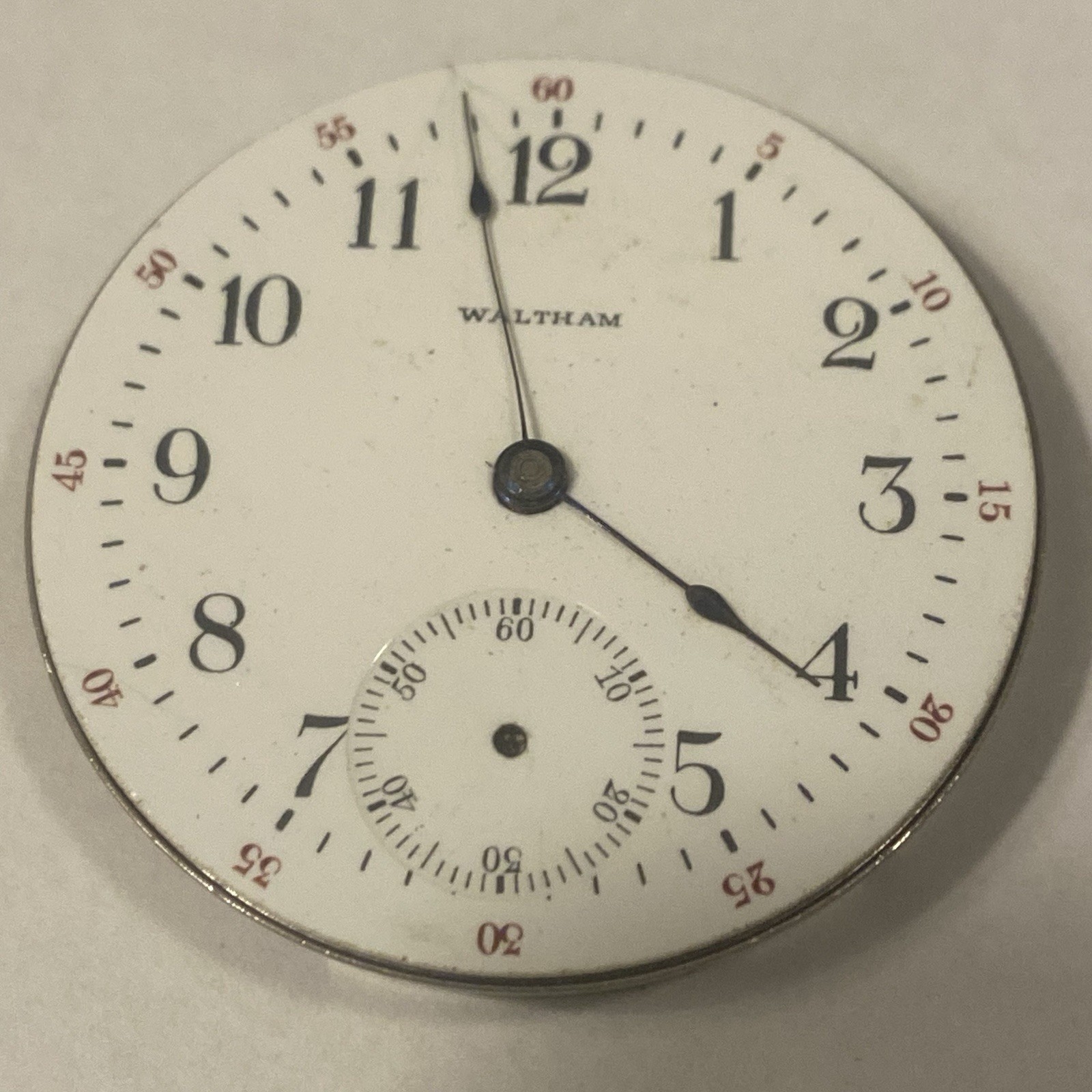 American Watch Company Waltham Mass Movement Pocket Watch Parts Repair
