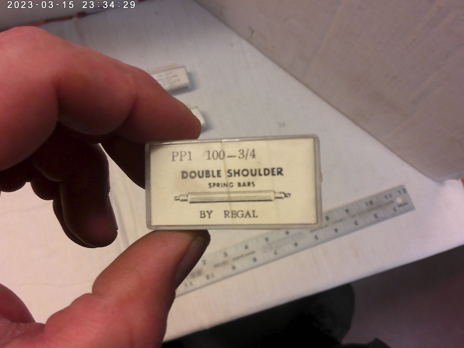 3/4″ double shoulder spring bars for watches(100 pack) REGAL NOS 1980’s