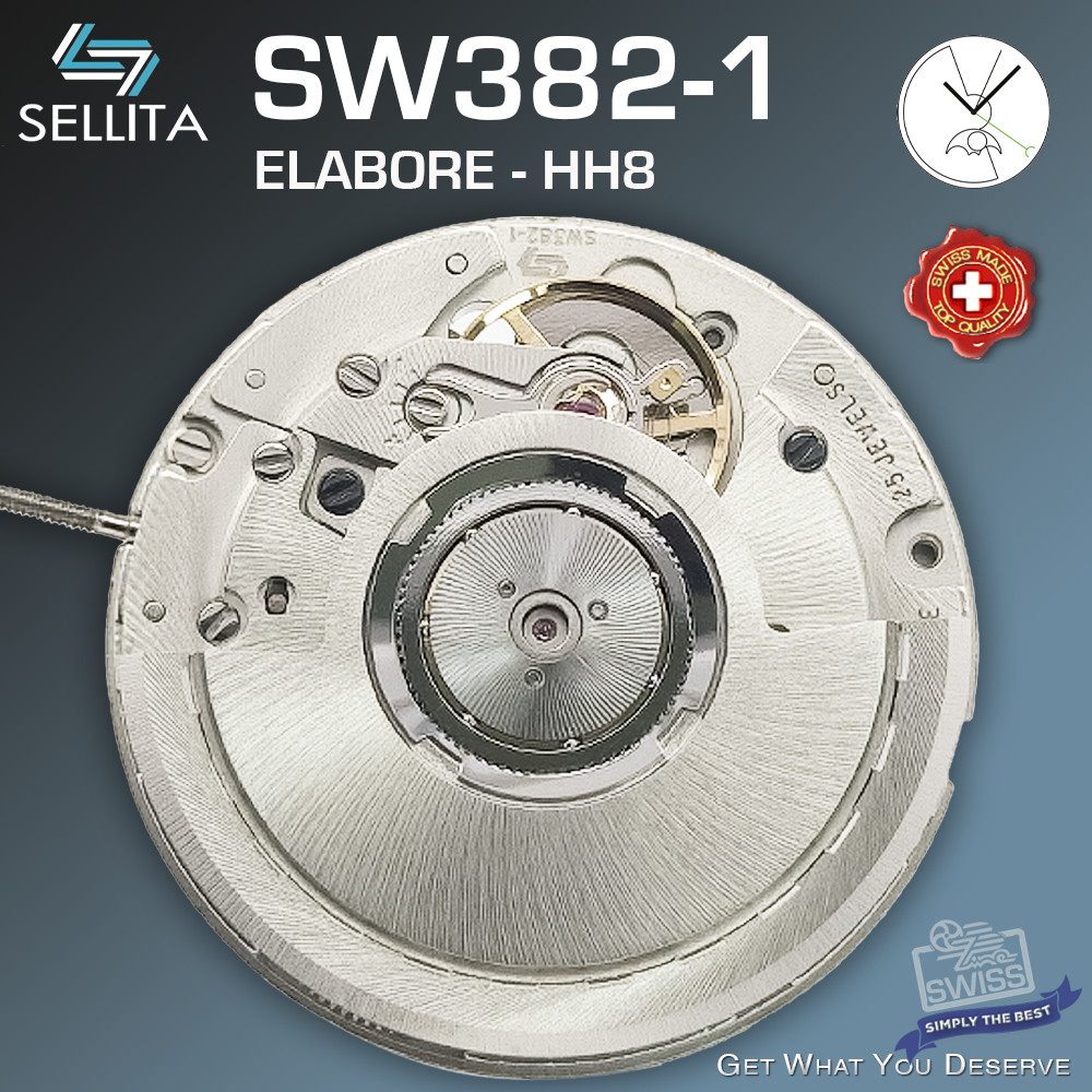 MOVEMENT AUTOMATIC SELLITA SW382-1 HH8, MOONPHASE