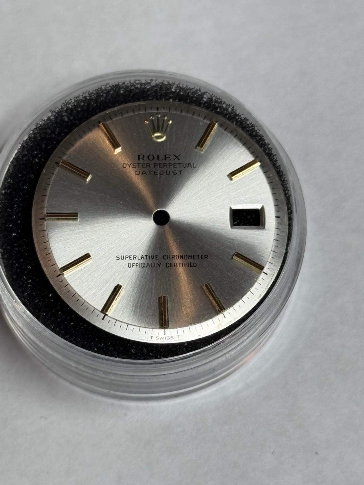 Rolex Datejust 1600 1601 1603 Pie Pan Dial 36mm MINT Gold Original No Lume