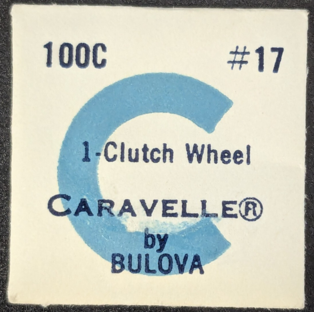 NOS NEW Genuine Bulova Caravelle Cal 10OC Clutch Wheel – Vintage Watch Part #17