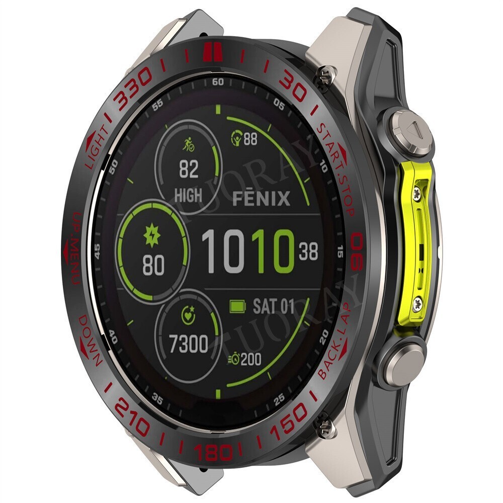 Bezel Frame Ring Metal Watch Case Cover Bumper For Garmin Fenix 8 43mm 47mm 51mm