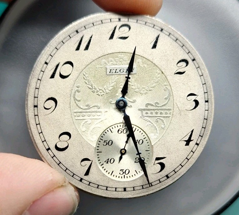 !Serviced! 1922 Elgin Grade 313, Model 7, 15 Jewel Movement