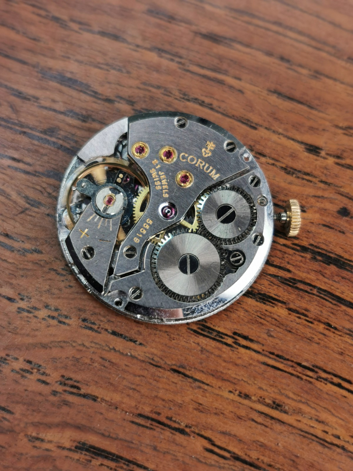 High Grade Corum AV 423 Mens 21 Jewel Watch Movement, Working #N136