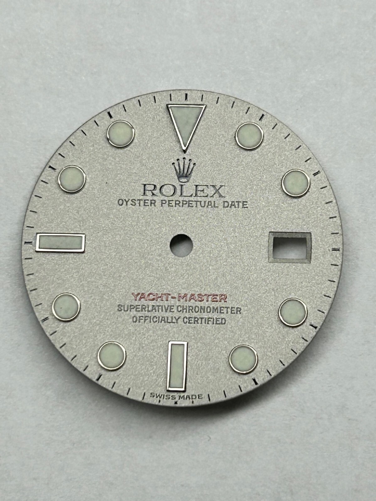 Genuine Rolex Yacht Master 40mm Platinum Watch Dial