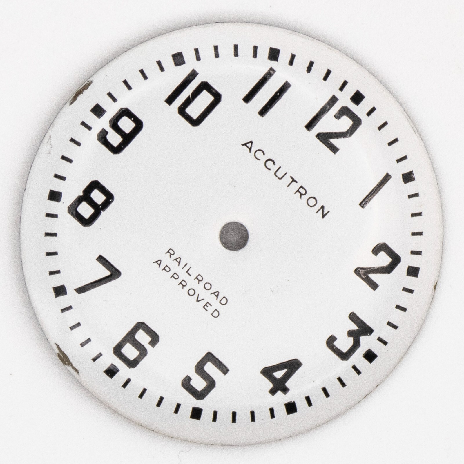 Original Dial for Vintage Bulova Accutron 214 Railroad Approved Wristwatch