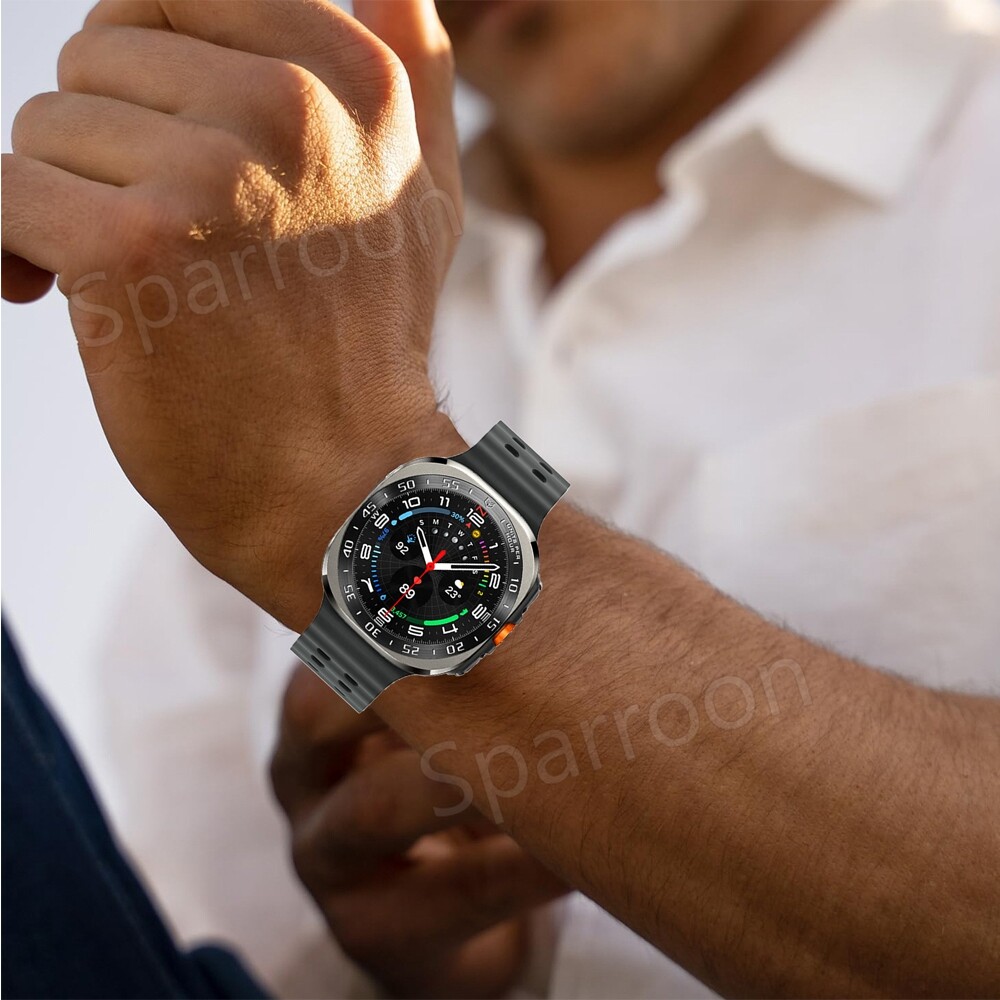 For Samsung Galaxy Watch Ultra 47mm Metal Bezel Ring Frame Case Protector Cover