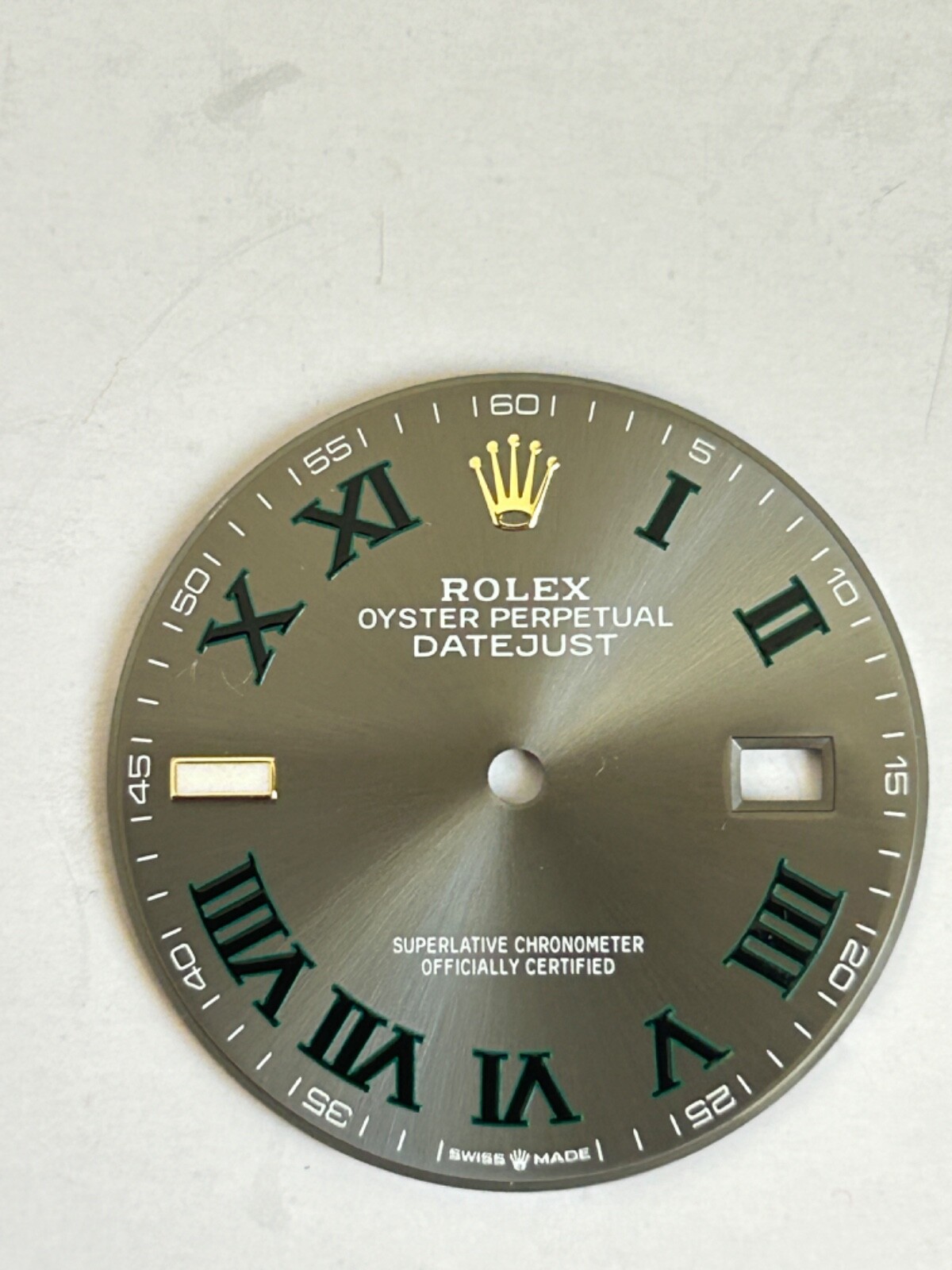 NEW Original Rolex Wimbledon 126231 Datejust 36mm Two-Tone Yellow Gold Dial