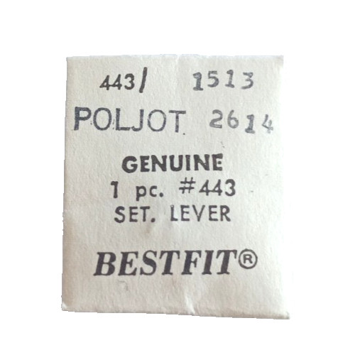 Poljot 2614 2614B Set Lever w/Axle watch part #443/1513