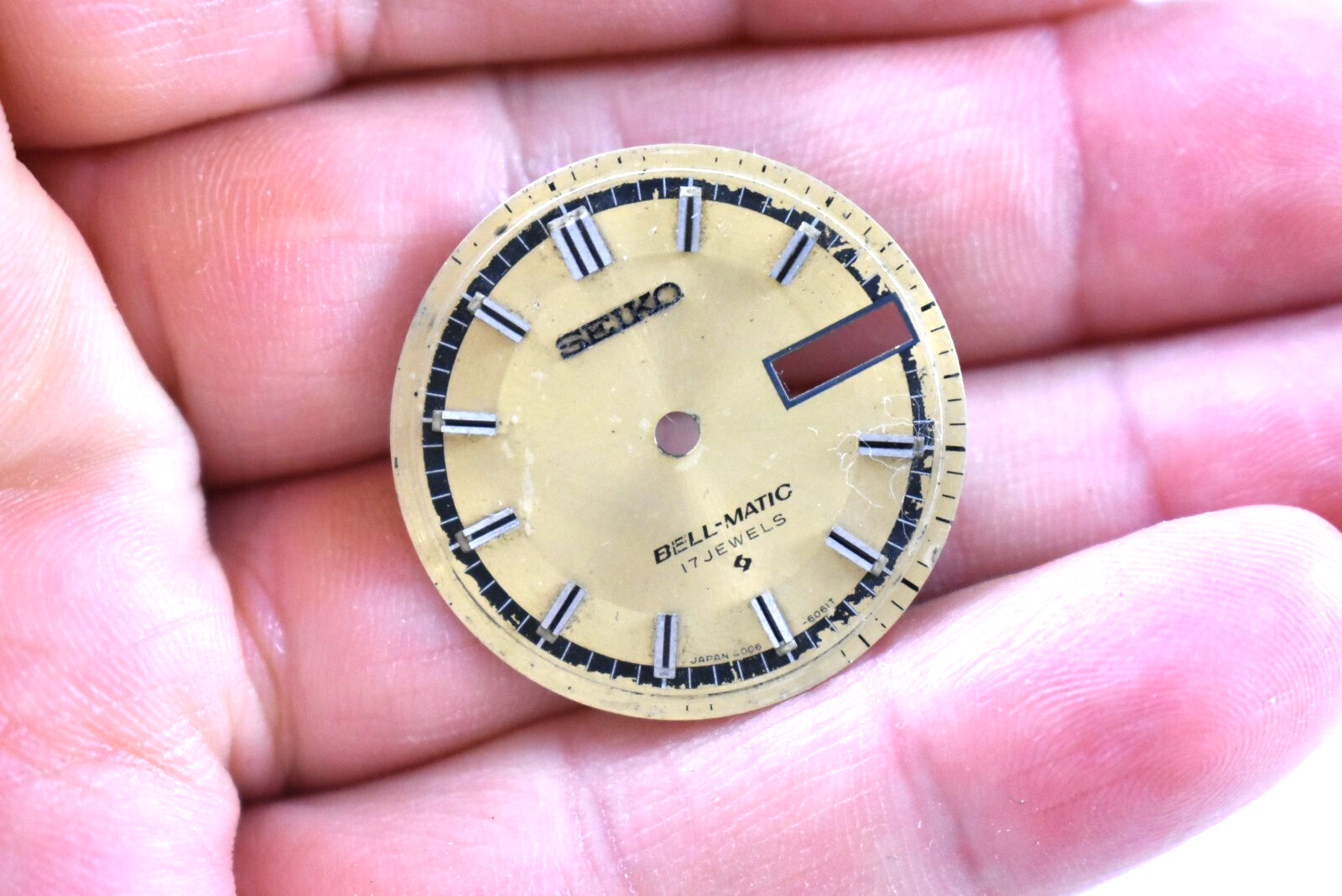 Vintage Seiko BellMatic Pre-Owned Dial and Ring lot.ek