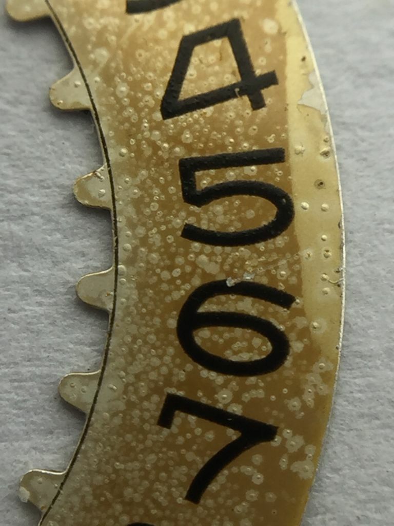 Vintage Rolex Cal 1560/1570/1575 “Hook Nose” Calendar Disk