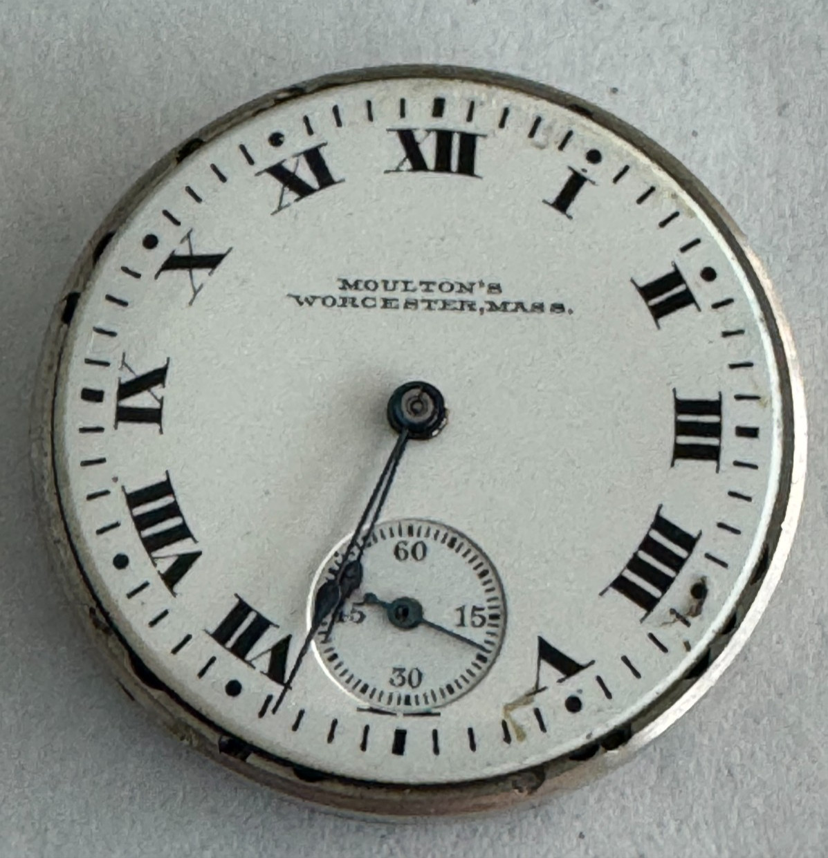 VINTAGE 3/0 SIZE WALTHAM POCKET WATCH MOVEMENT GR. 315 KEEPING TIME 15 JEWEL