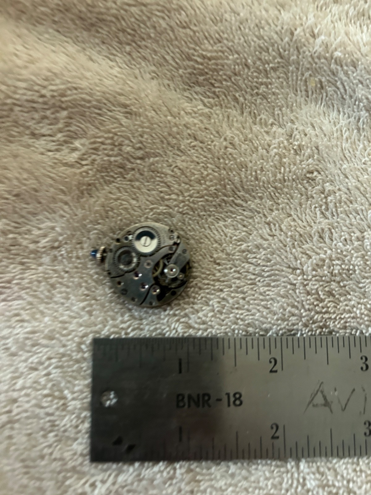 Antique Benrus Watch Movement 15 Jewels