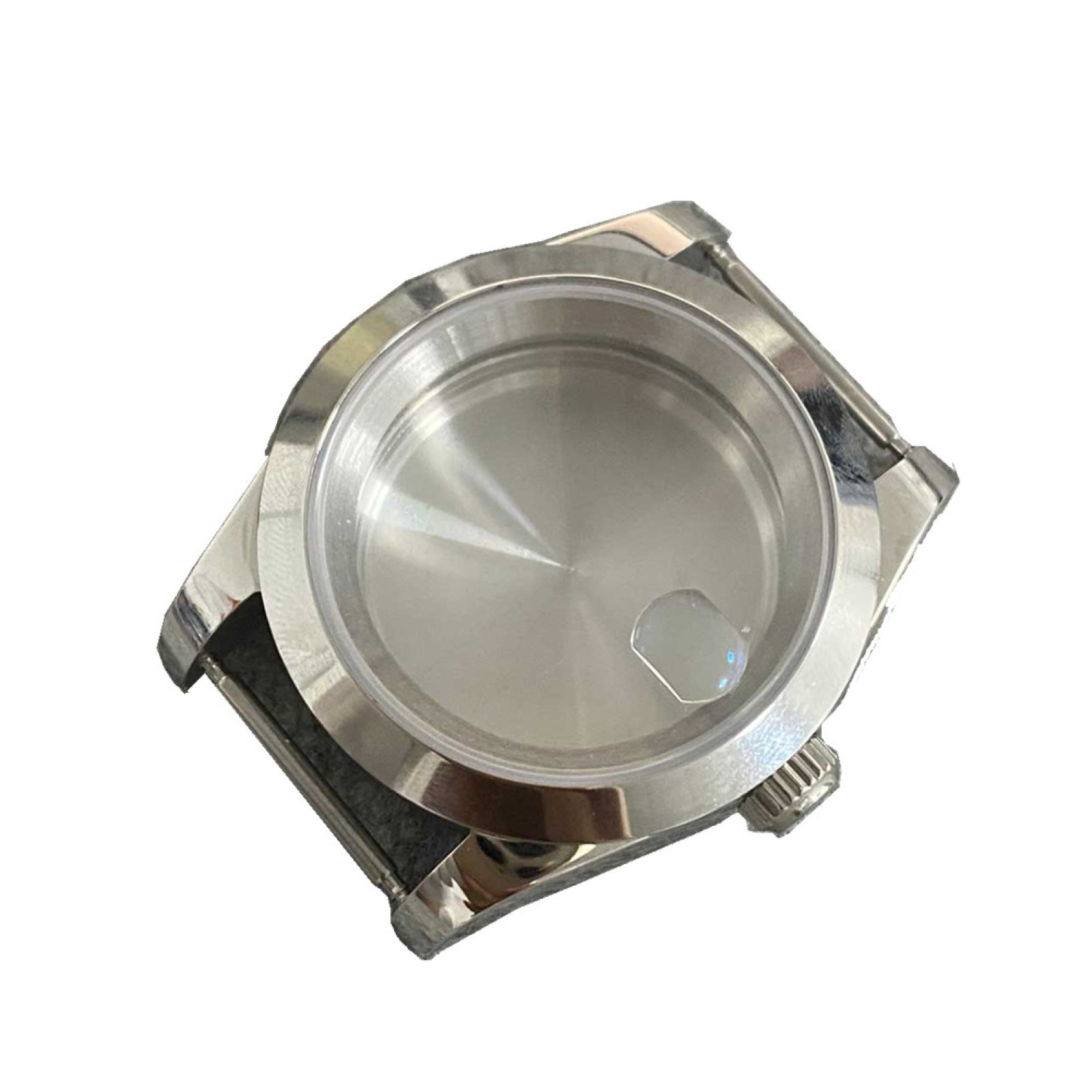 39mm Sapphire Watch Case With Crown & Gasket O-Ring For Seiko NH35/36 Movement B