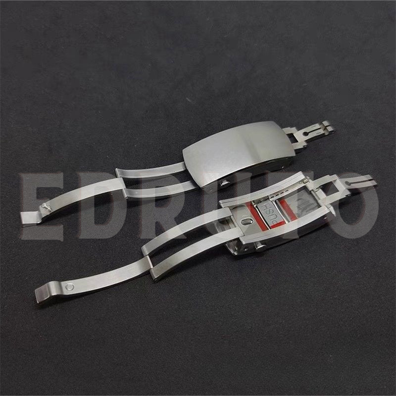 Fits for Omega Seamaster 300M Watch Strap Bracelet SS Deployment Buckle Clasp