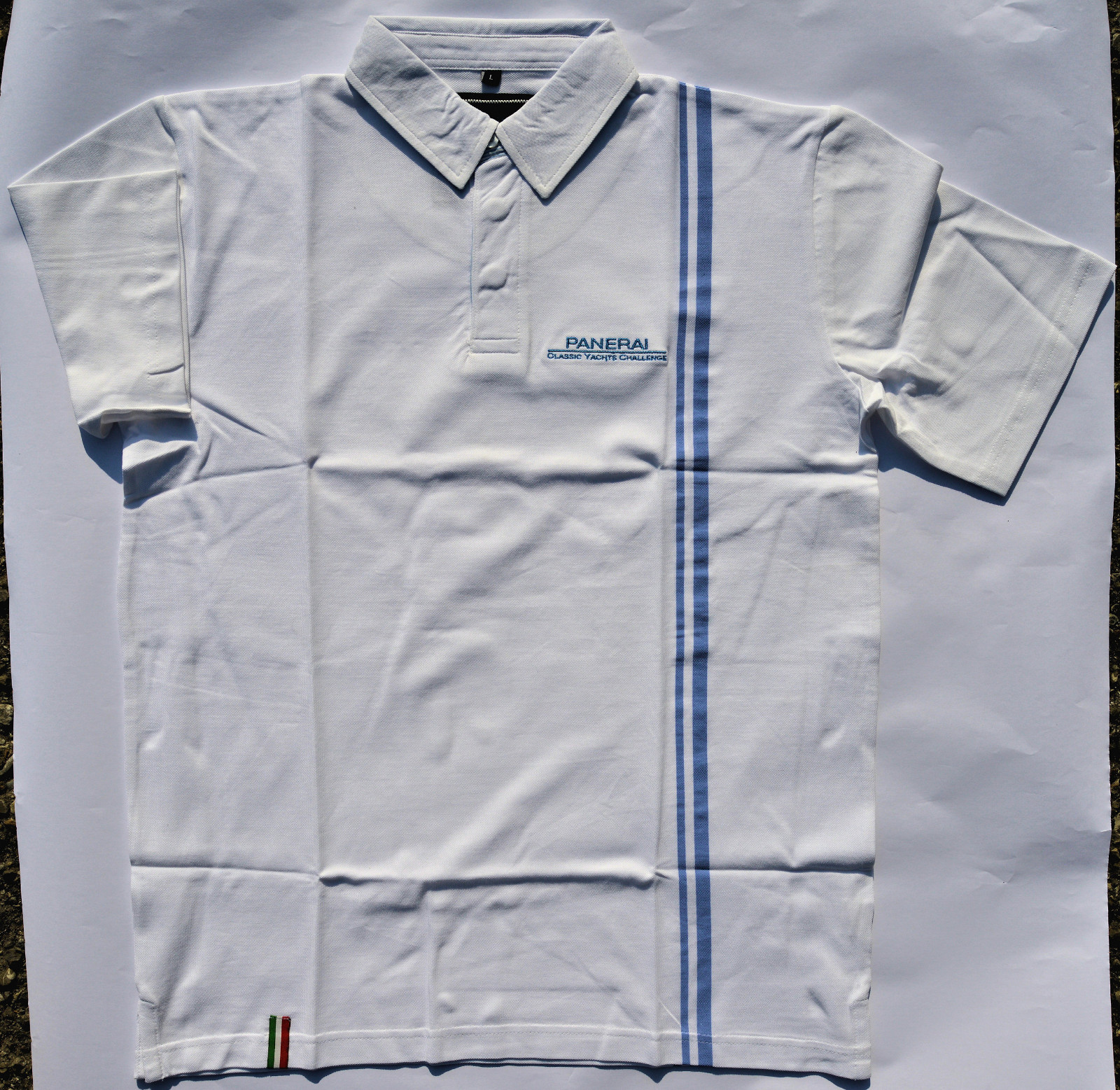 Rare Original Panerai Polo Size L Men White Classic Yachts Challenge New