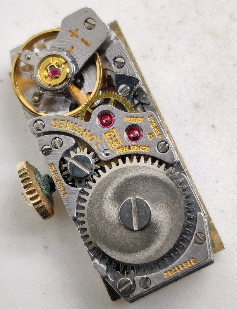 Longines 510 FHF 59 High Grade 17 jewel watch movement Running