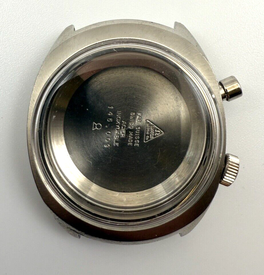 Omega Seamaster Chronostop 145.009 Watch Case with Pusher,Crown and Plexi