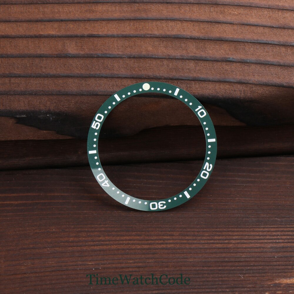 39mm*32.7mm Flat Ceramic/Aluminum Bezel Insert Watch Ring Fit 62MAS Accessory