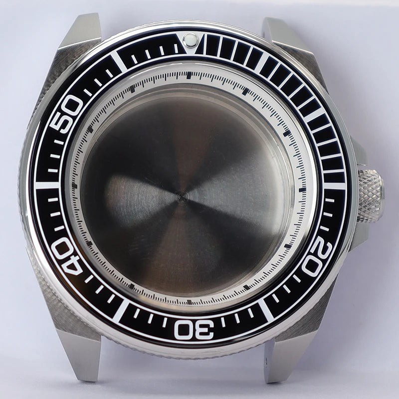 43mm Watch Case Sapphire Glass For Modified Samurai NH35 NH36 NH38 NH34 4R36