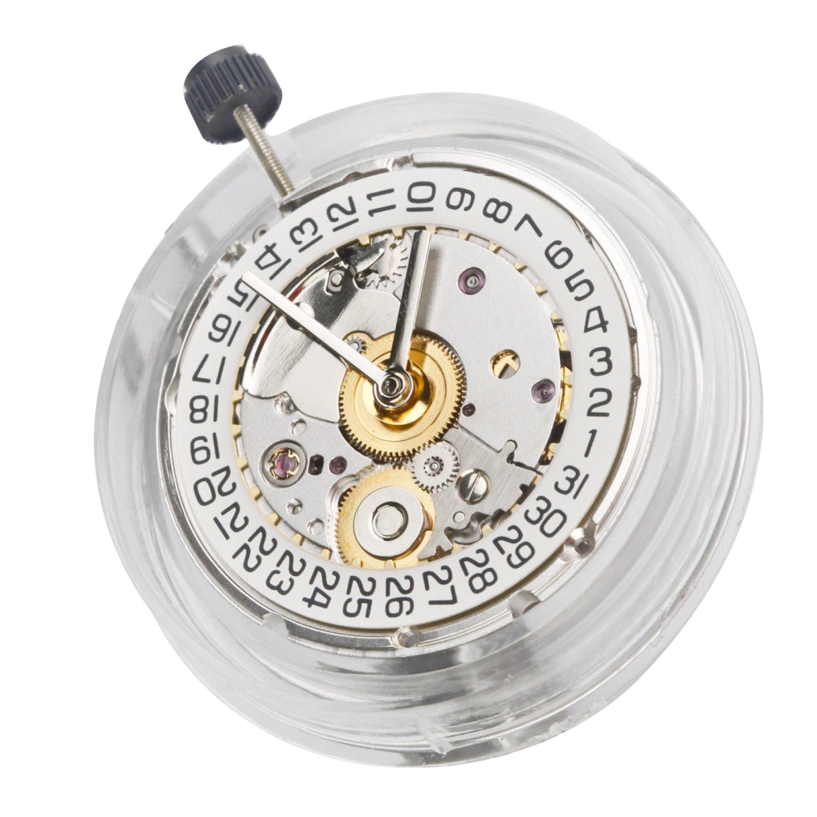 Replacement White Automatic Watch Movement Replacement Parts For ETA 2824 2824-2