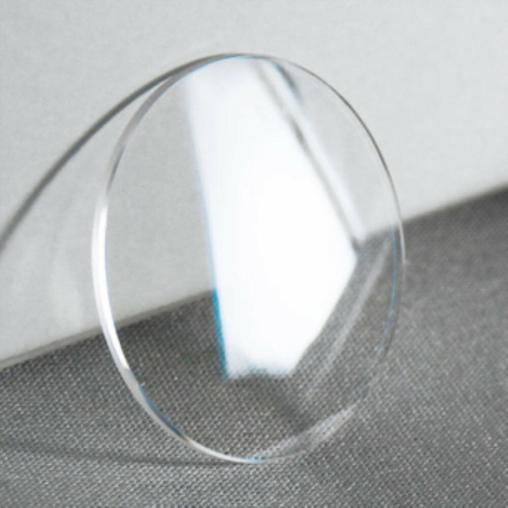 0.8-3.0mm Blue AR Coated Double Dome Sapphire Watch Glass Crystal 16-40mm Dia