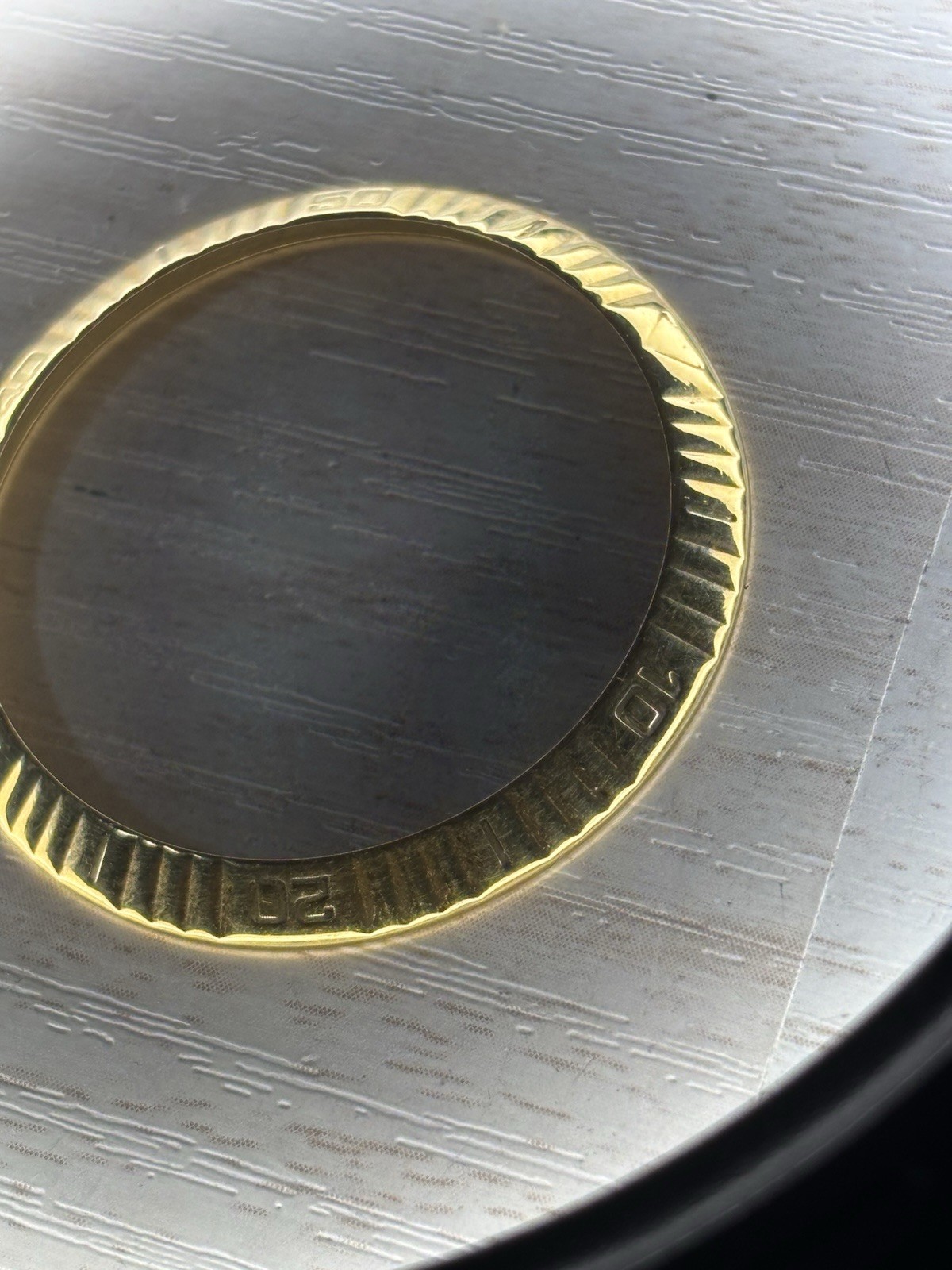 Genuine Rolex 116263 Datejust Turn-O-Graph Bezel, 18K Solid Gold, POLISHED